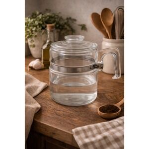 Vtg Pyrex Glass Flameware 6-Cup Coffee Percolator Pot 7756-B Glass Only